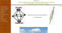 Desktop Screenshot of isabc10.unideb.hu