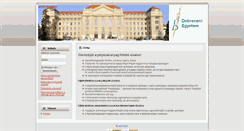 Desktop Screenshot of alapitvany.tek.unideb.hu