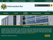 Tablet Screenshot of inf.unideb.hu
