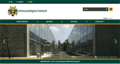 Desktop Screenshot of immunology.unideb.hu