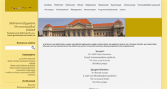 Desktop Screenshot of gi.unideb.hu