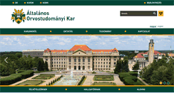 Desktop Screenshot of aok.unideb.hu