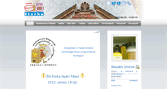 Desktop Screenshot of elofizika.unideb.hu