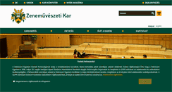 Desktop Screenshot of music.unideb.hu