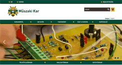 Desktop Screenshot of eng.unideb.hu