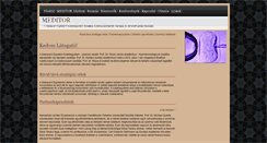 Desktop Screenshot of meditor.unideb.hu