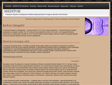Tablet Screenshot of meditor.unideb.hu
