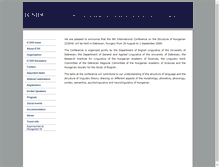 Tablet Screenshot of icsh9.unideb.hu